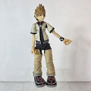 Play Arts Kai Roxas Kingdom Hearts II 2 Square Enix Action Figure Loose